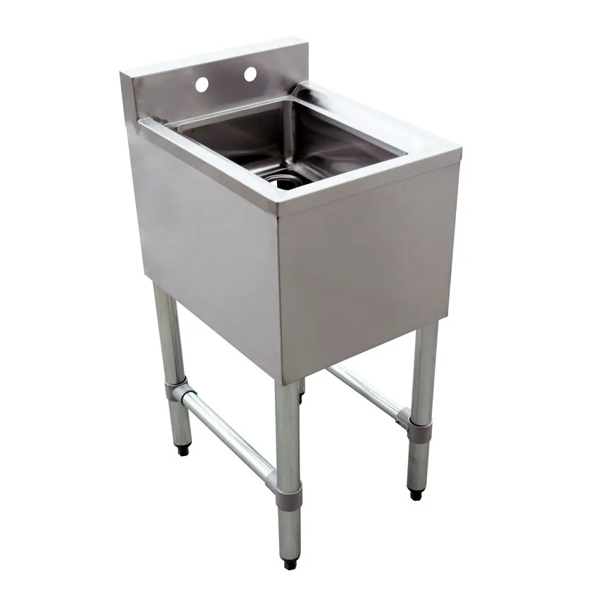 Omcan USA 44600 Underbar Sink Units, 1 Compartment without Drainboard