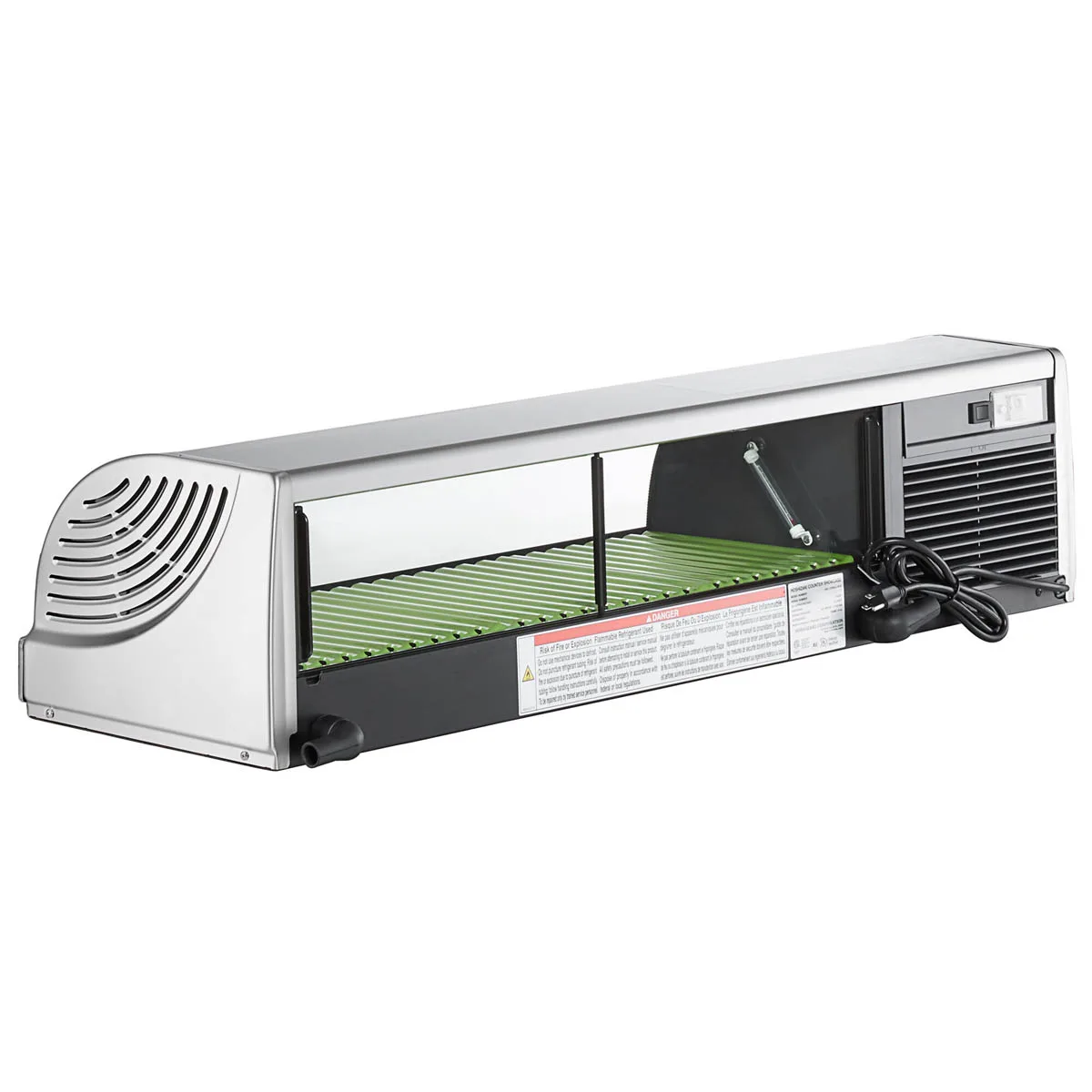 Hoshizaki HNC-120BA-L-SLH 47" Countertop Refrigerated Sushi Display Case, Left Compressor