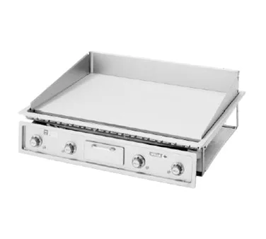 Wells G-236 36" Electric Drop-In Griddle, 24" Depth, 1" Steel Plate, Thermostatic Controls, 16kW