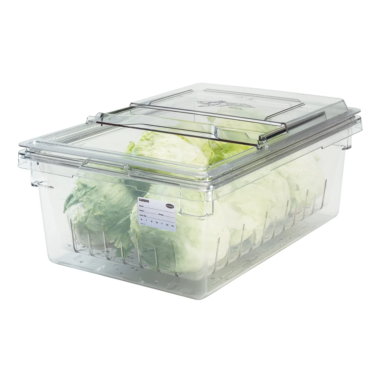 Cambro 18268CLRCW135 Clear Polycarbonate Colander, 8" Deep, Fits 18" x 26" x 9" NSF