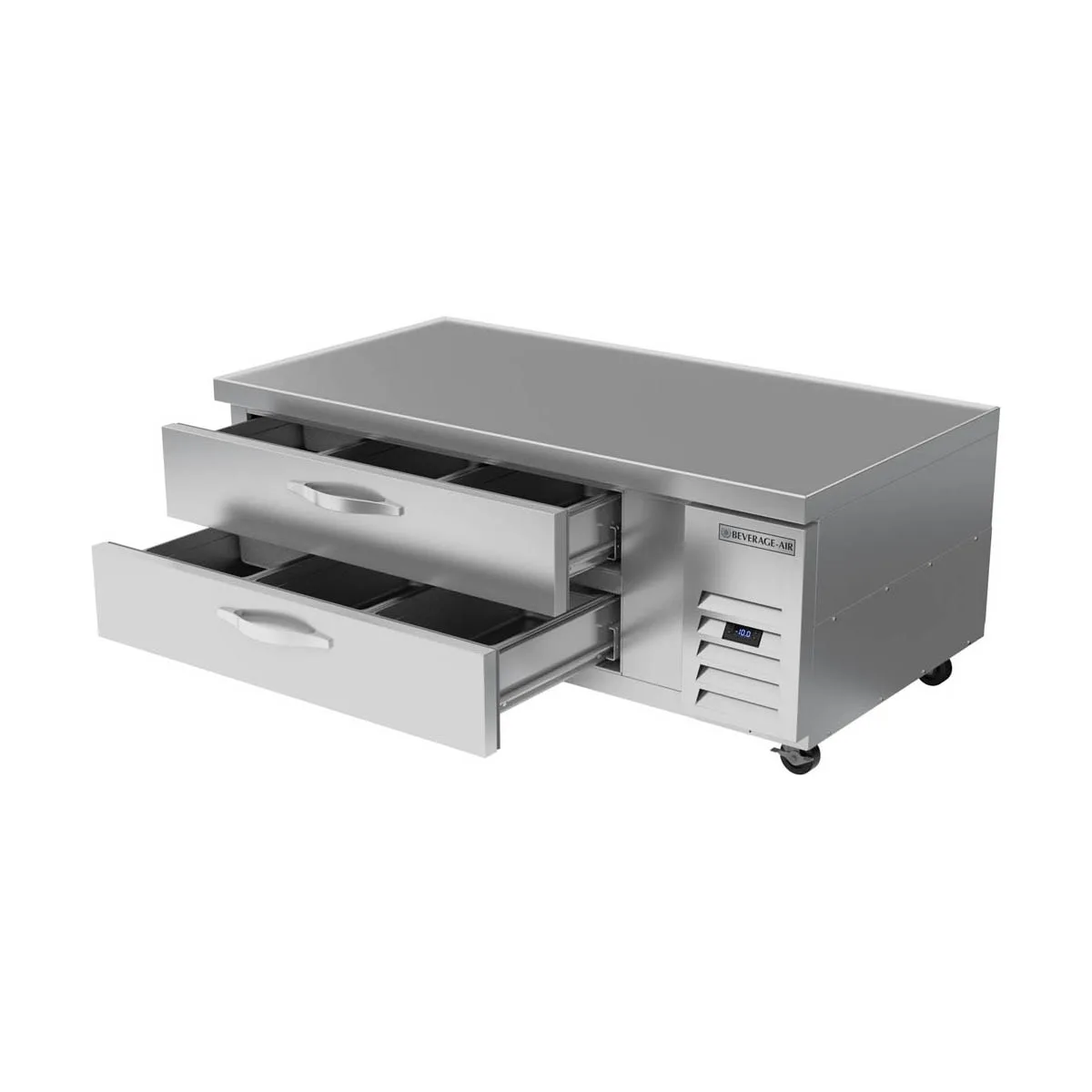 Beverage Air WTFCS60HC 60" 2 Drawers Worktop Cook Stand Freezer w/ Marine Edge, 11.5 cu. ft.