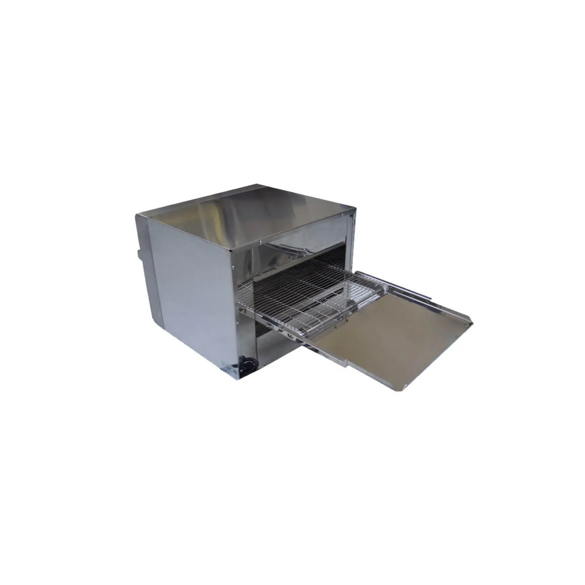 DoughXpress DXP-CB001 Single Deck Electric Conveyor Oven, Countertop, 14" Wide Conveyor Belt