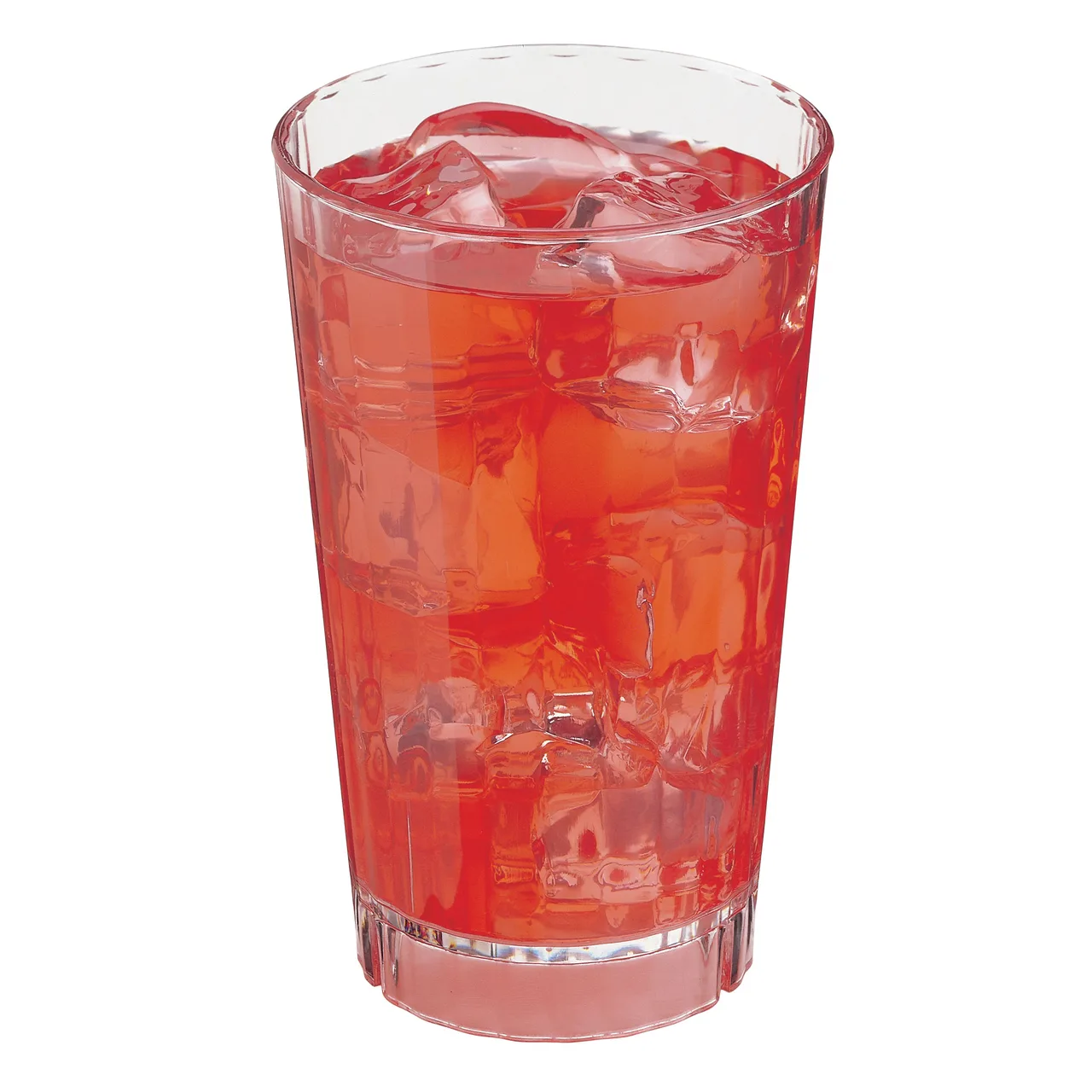 Cambro HT5CW135 - 5 Oz Clear Fluted Polycarbonate Tumbler, Top Dia 2‑11/32″, Stacking Lugs