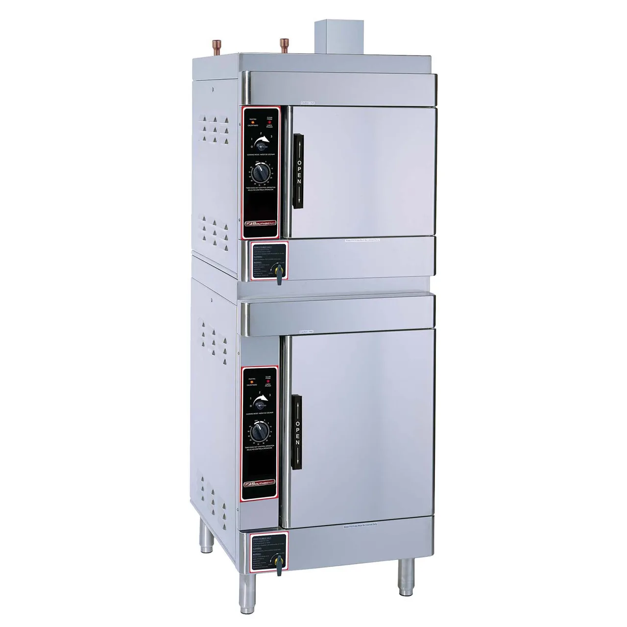 Southbend SIRIUS II-10-SB Floor Model Boilerless Gas Convection Steamer