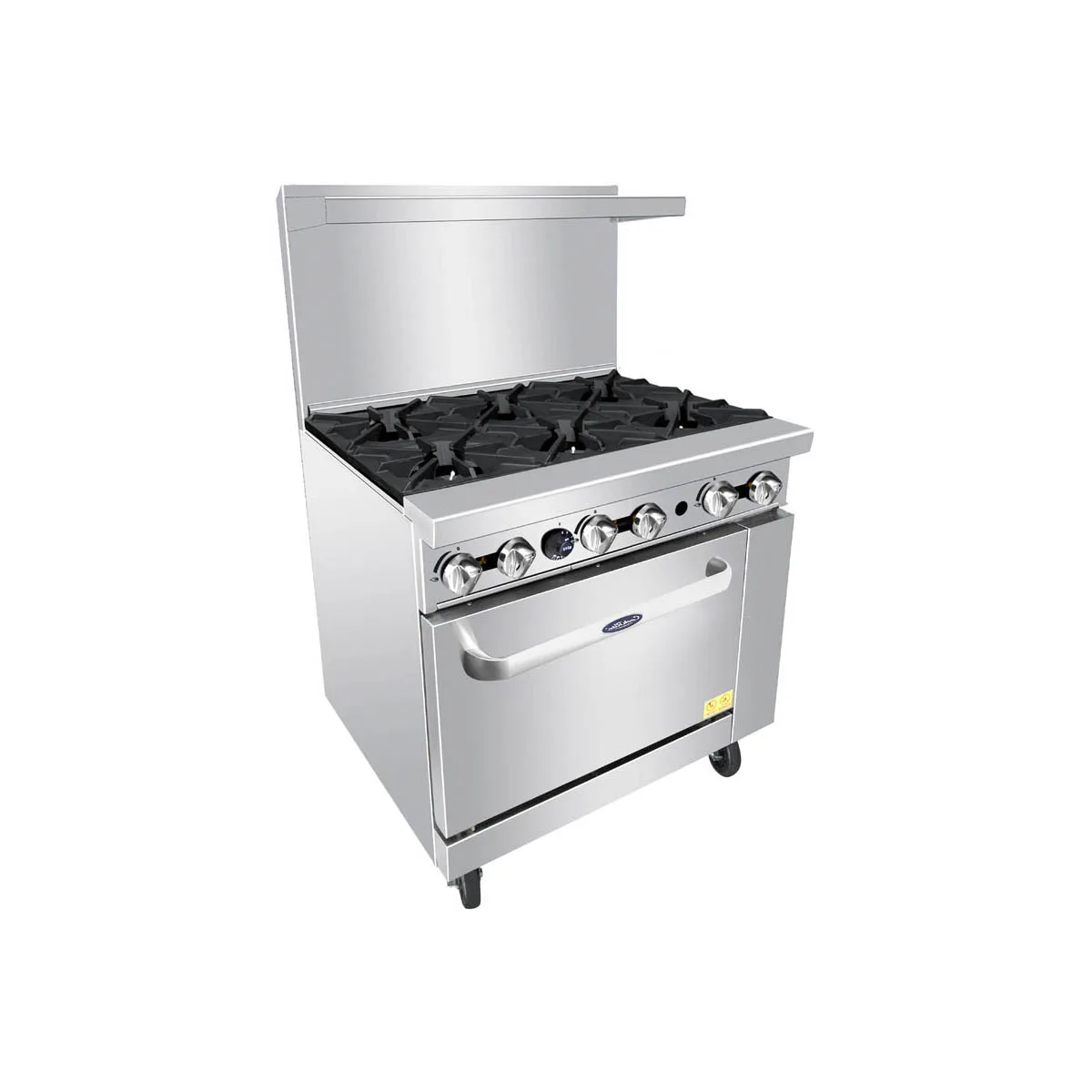 Atosa USA AGR-6B-LP 36" LP Gas Restaurant Range w/ (6) Open Burners & (1) Oven, 219.000 BTU
