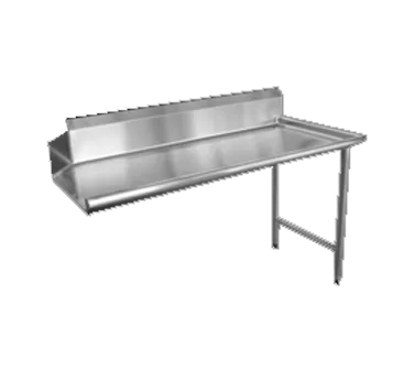 Omcan USA 28477 - 48" Clean Straight Dishtable - 10" Splash Height, 18 Gauge S.Steel / Right Side