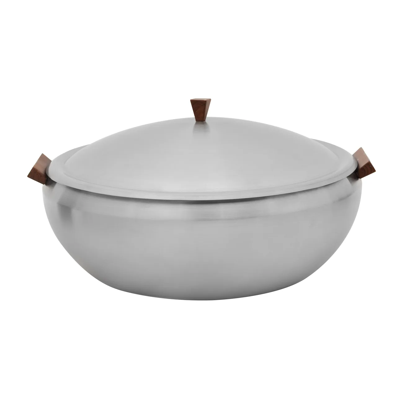 Spring USA SK-14503180 Skyra Chafing Dish, 9 Qt, 15" Dia x 9" H Steel Lift‑Off Lid Induction Ready
