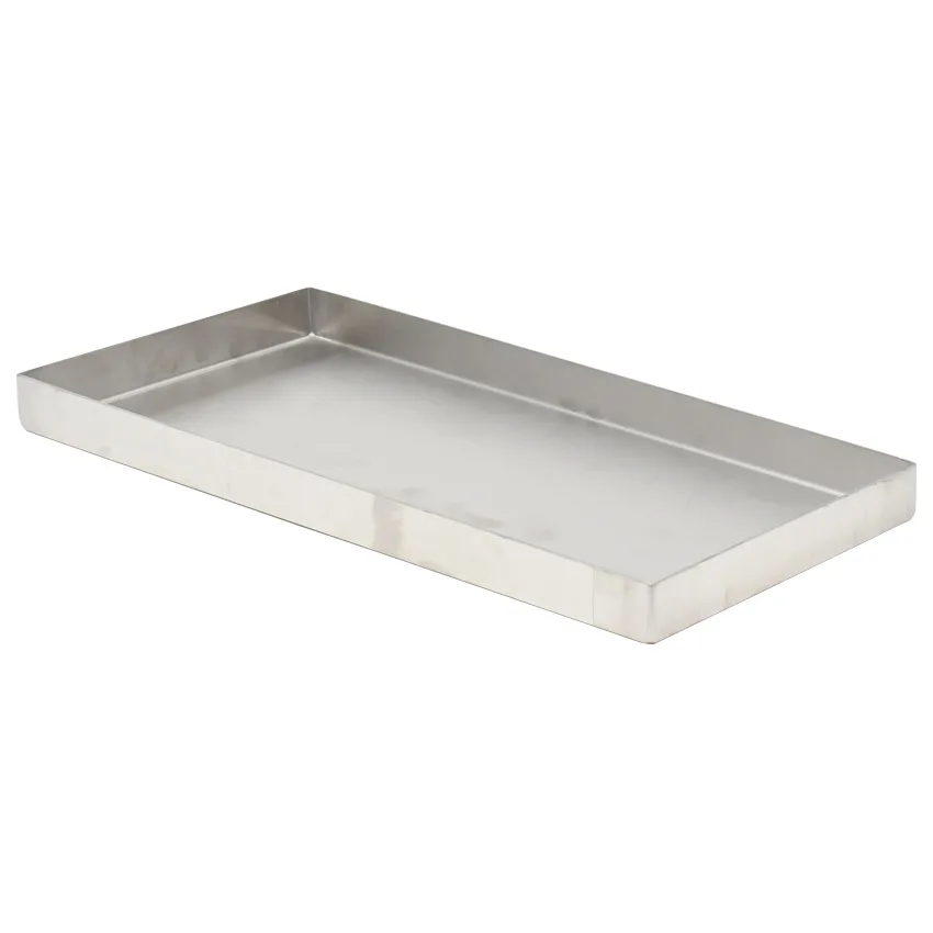 Omcan USA 43079 Stainless Steel Food Pan, 9" x 14" x 1" Deep, Restaurant Food Storage Smallwares