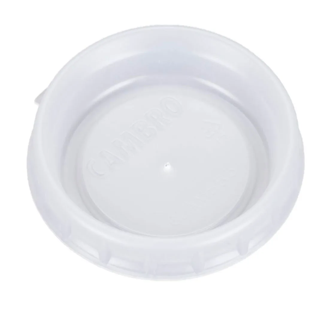 Cambro CLAM8B5190 Translucent CamLid® Fits HT16CW & LT16 Tumblers, 2000/Case