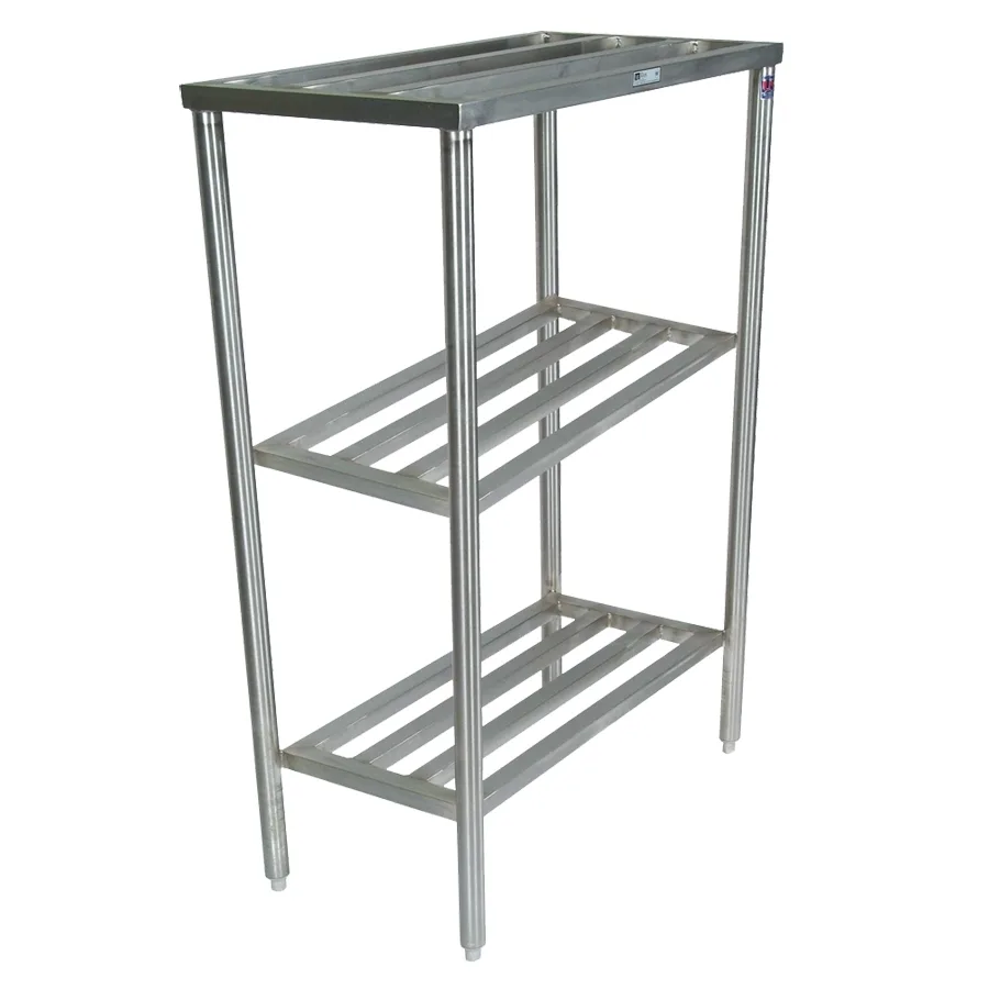 John Boos CLR17 NSF Stainless Steel 3 Shelf Cooler Rack - 21" x 34" x 60"