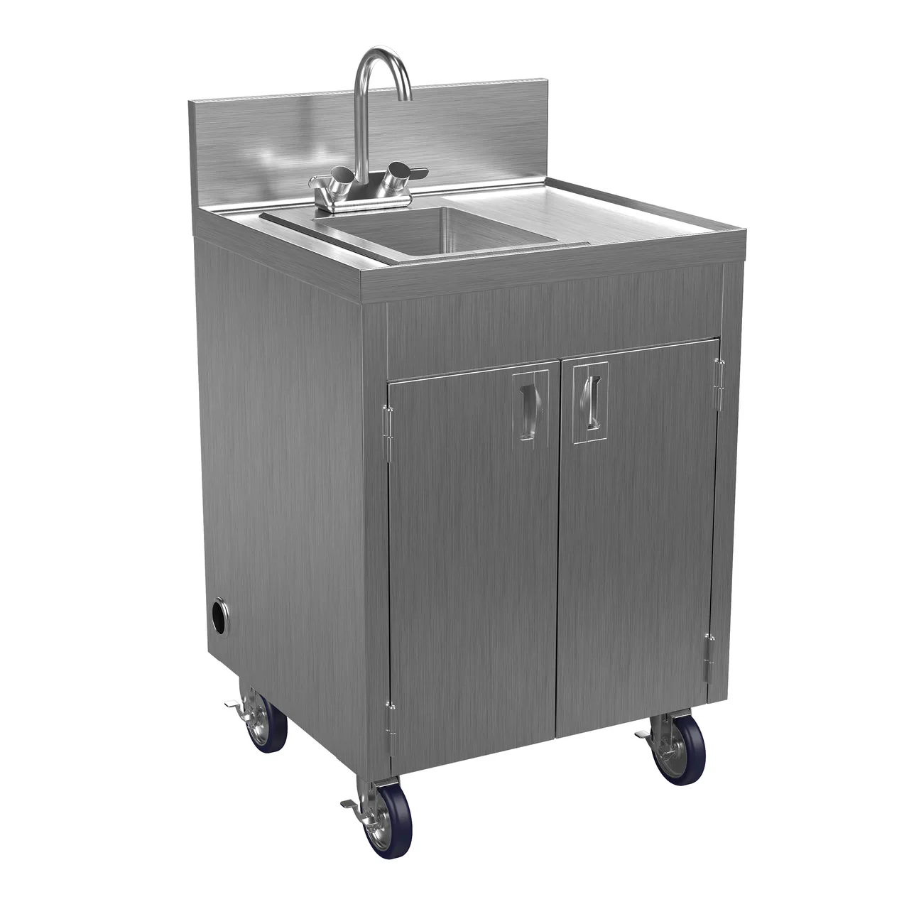 Winholt STCT-BHD2436PUMP-WH Hand Sink, Mobile, 1-Compartment