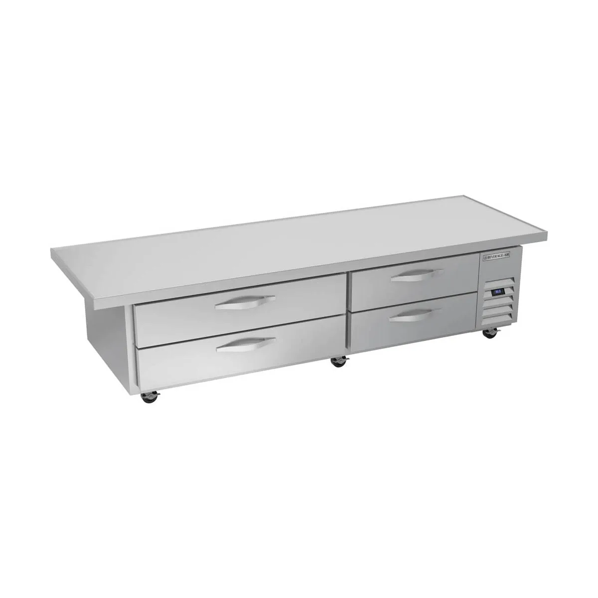 Beverage-Air WTRCS84HC-96 96" 4 Drawers Refrigerated Chef Base w/ Marine Edge, 17.5 cu. ft.