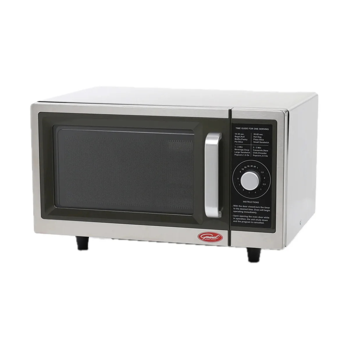 General GEW1000D 1000 Watts Commercial Microwave Oven w/ Dial Controls, Single Power Level