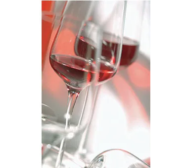 Steelite 4801R212 - Burgundy Drinking Glass, 40 oz (1.25 qt), 5.25" x 10.5", Non-Tempered - 1 Dozen