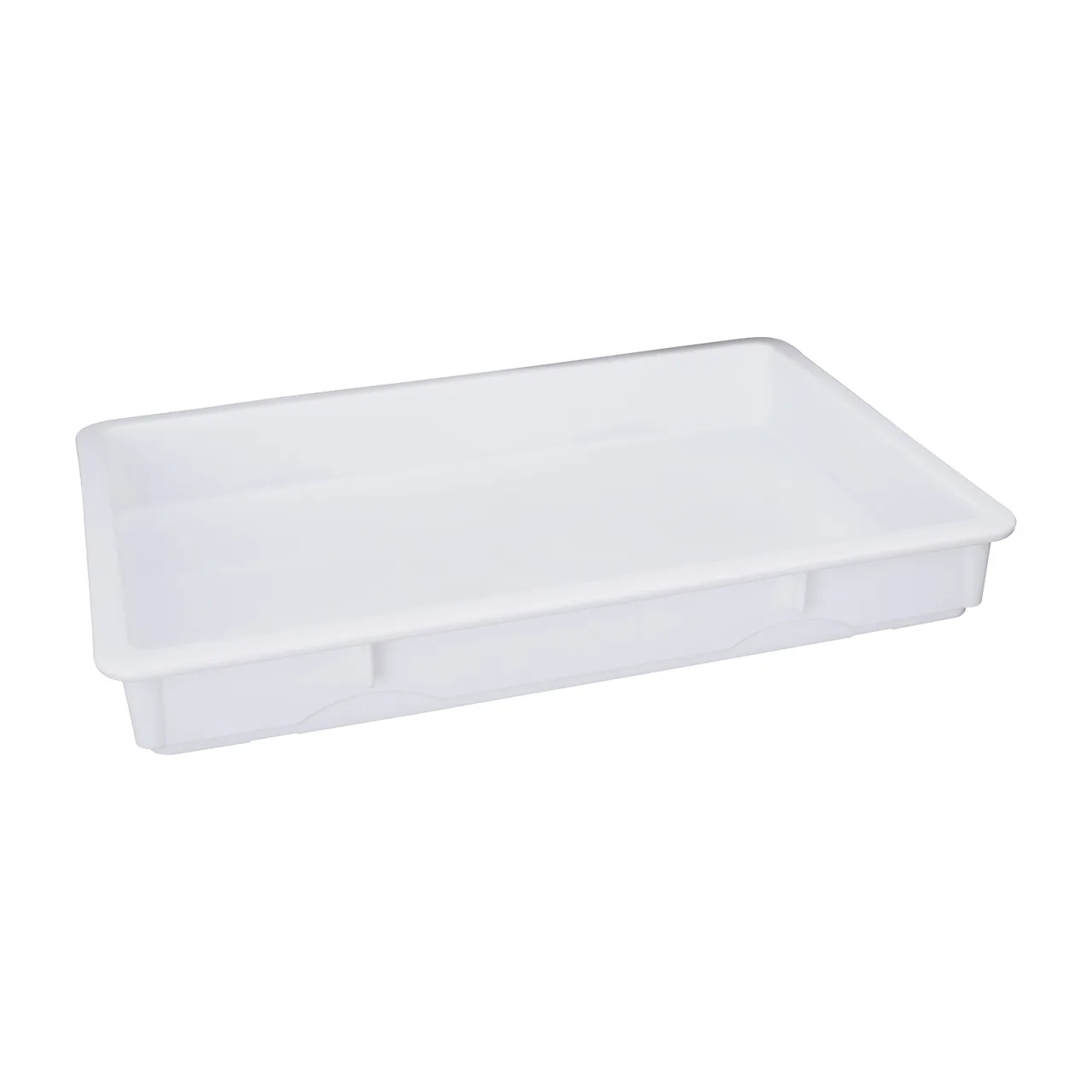 CAC China DBBK-3H Dough Proofing Box, 25-5/8"L x 18"W x 3-1/4"H, Clear Plastic, Retarding Design