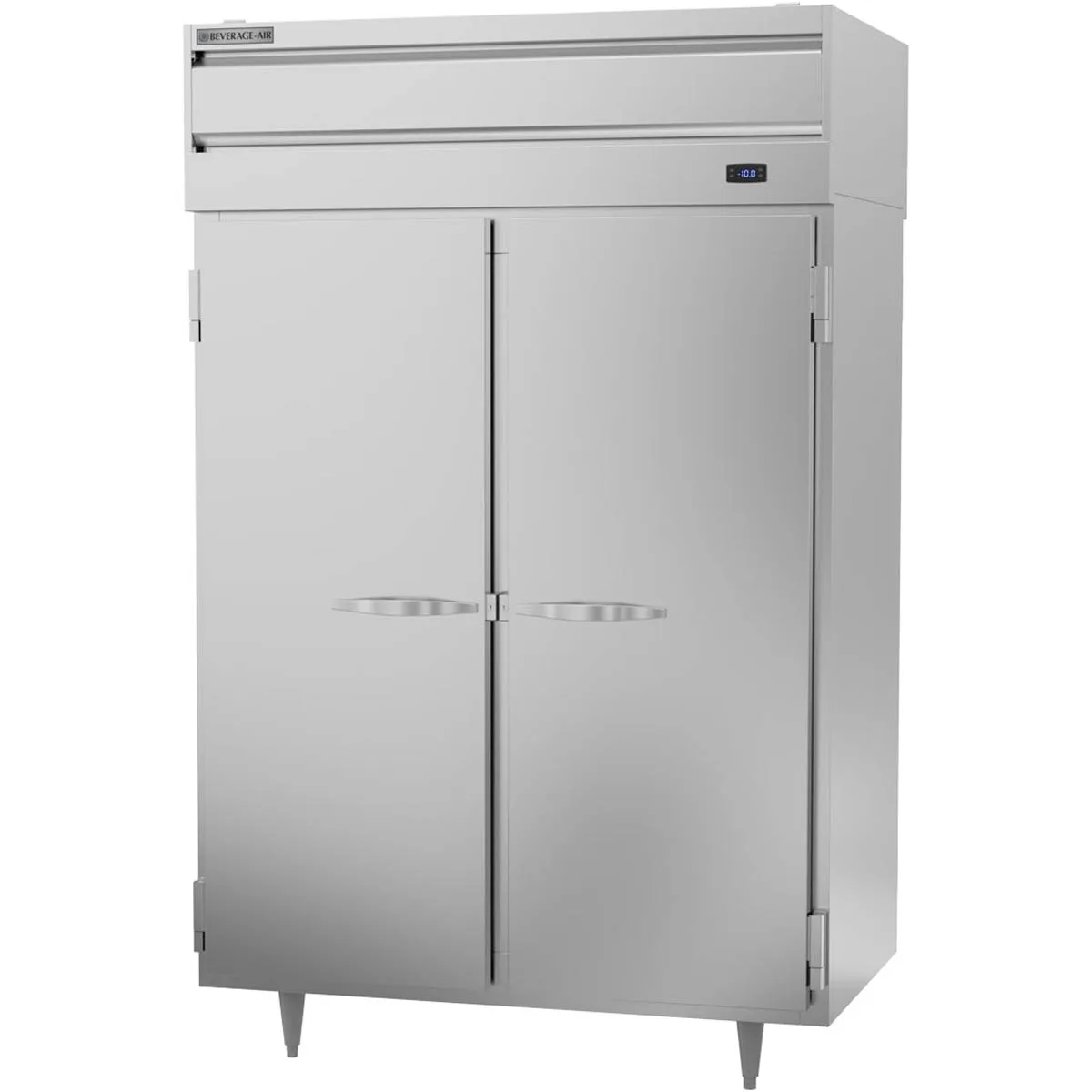 Beverage Air PFD2HC-1AS 52" Two Section Pass-Thru Freezer w/ 4 Solid Full Doors, 48 cu. ft.