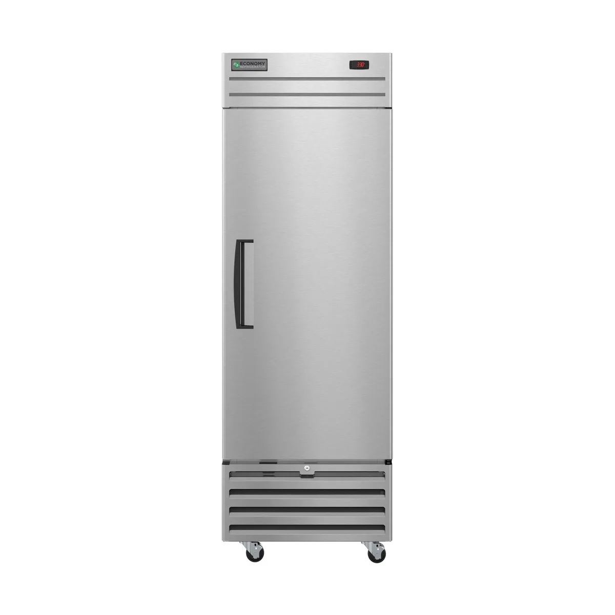 Hoshizaki ER1A-FS 27" 1-Section Reach-In Refrigerator w/ Solid Door, Bottom Mount, Aluminum Interior, 18 cu. ft.