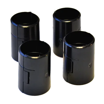 Omcan USA 18307 Shelving Clip, Black ABS Plastic Sleeves for Restaurant Shelving