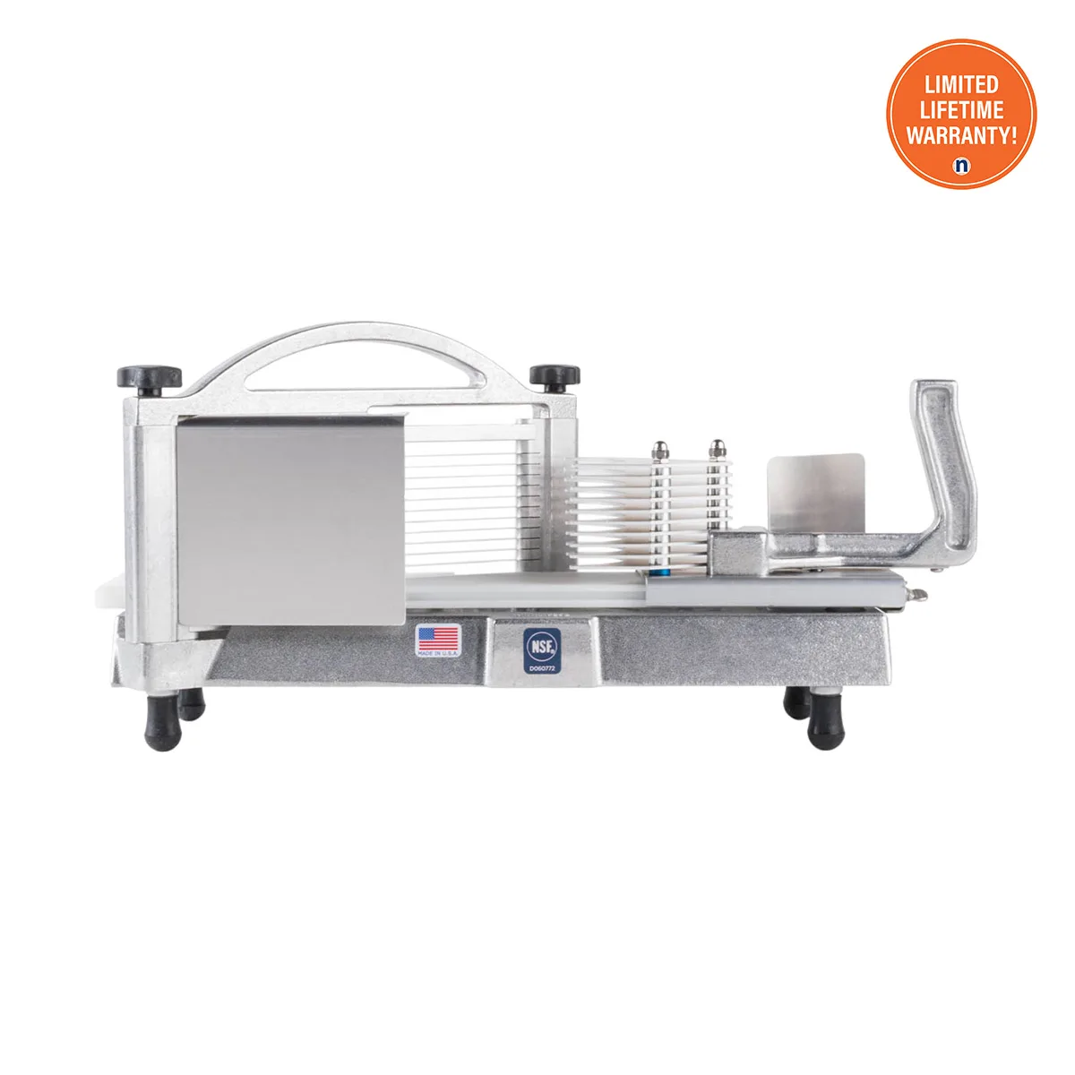 Nemco 56600-2 Manual Easy Tomato Slicer II, 1/4" Slice, Straight Aluminum Blade, Ergonomic Handle