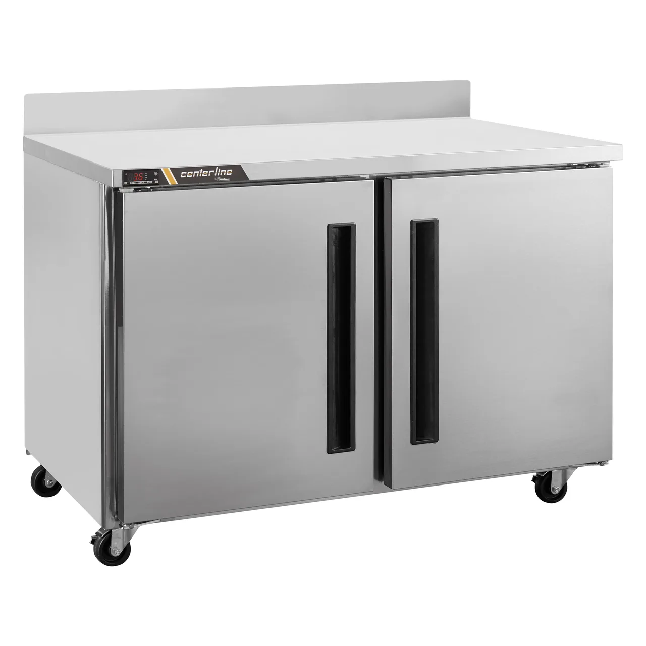 Traulsen C Series CLUC-36R-SD-WTLL 36" 2-Section Worktop Refrigerator w/ 2 Doors (left)