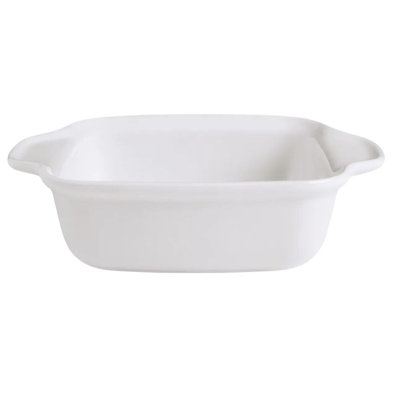 GET PA1101809024 Lasagna Dish 21.2 Oz 7‑4/5" x 5.75" Porcelain White Rect Rolled Scratch - Dozen