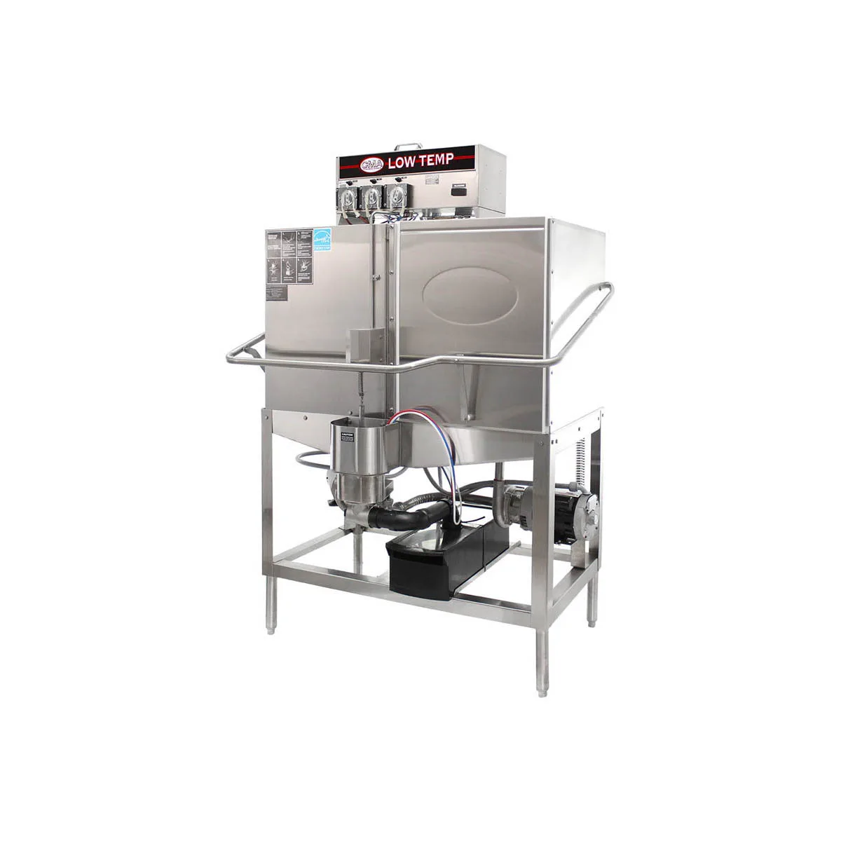 CMA Dishmachines CB 44" Door Type Corner Dishwasher, Low Temp - Double Rack, 80 RPH - 78 Gal/Hr