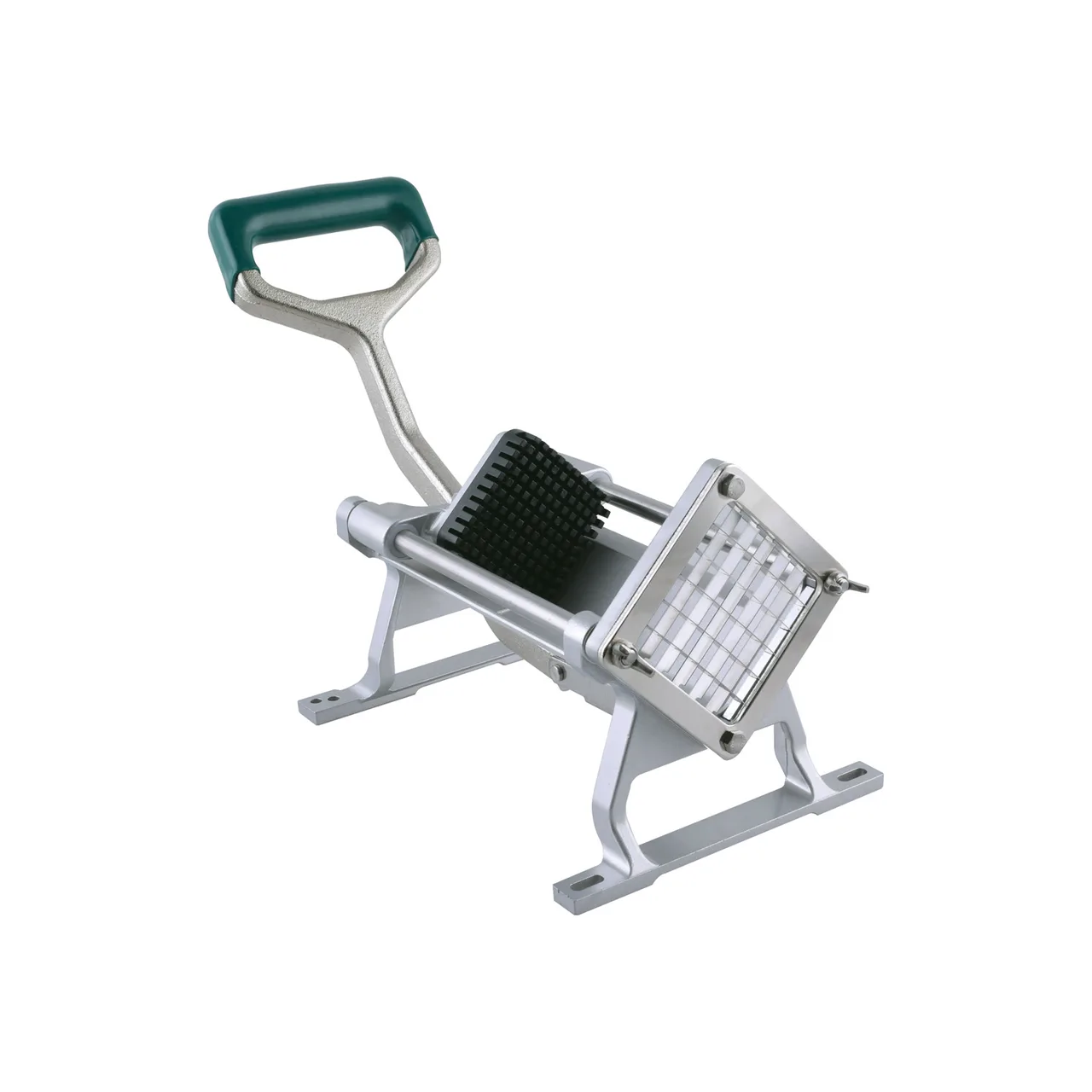 CAC China FPFC-500W – 1/2" Square French Fry Cutter, Cast Iron Body, Stainless Steel Blade, Wall Mount, Handle, Set
