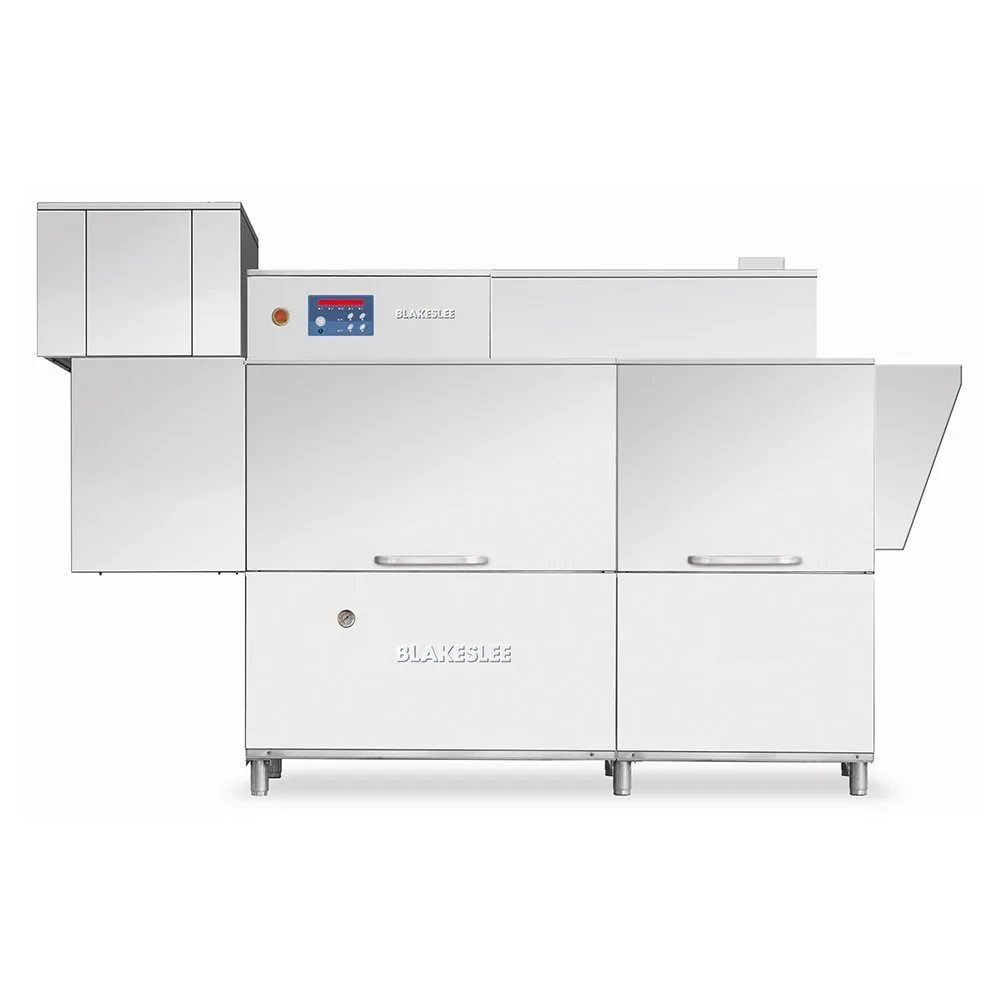 Blakeslee RC-86BD 110" High Temp Conveyor Dishwasher with Booster, 330 Racks/Hour