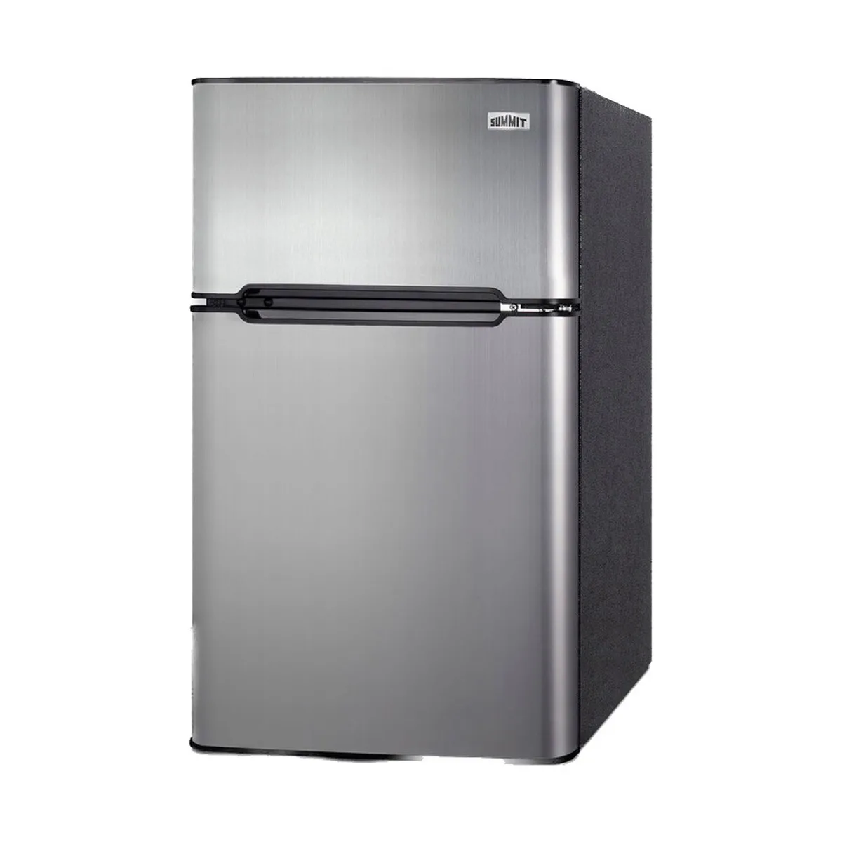 Summit CP34BSSADA 19" Compact Reach-In Refrigerator Freezer in Black, Stainless Steel Door, 3.2 cu. ft.