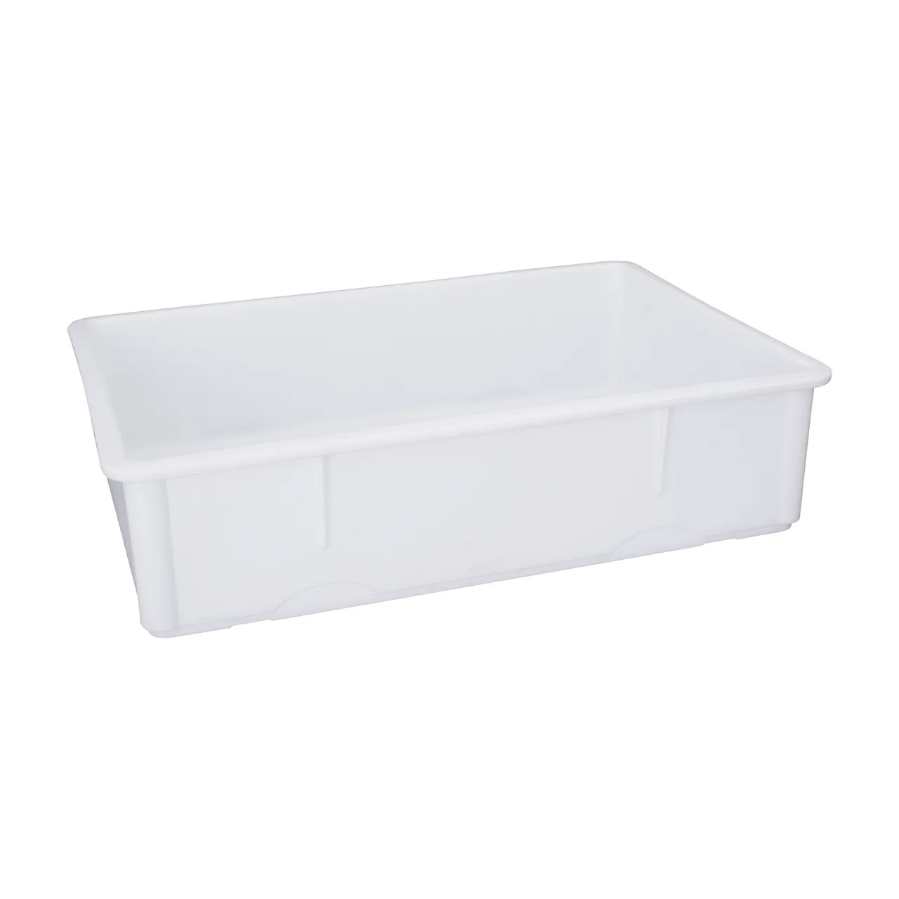 CAC China DBBK-6H Pizza Dough Box & Proofing Pan, 25-1/2"L x 17-1/2"W x 6"H Plastic, 6" Height