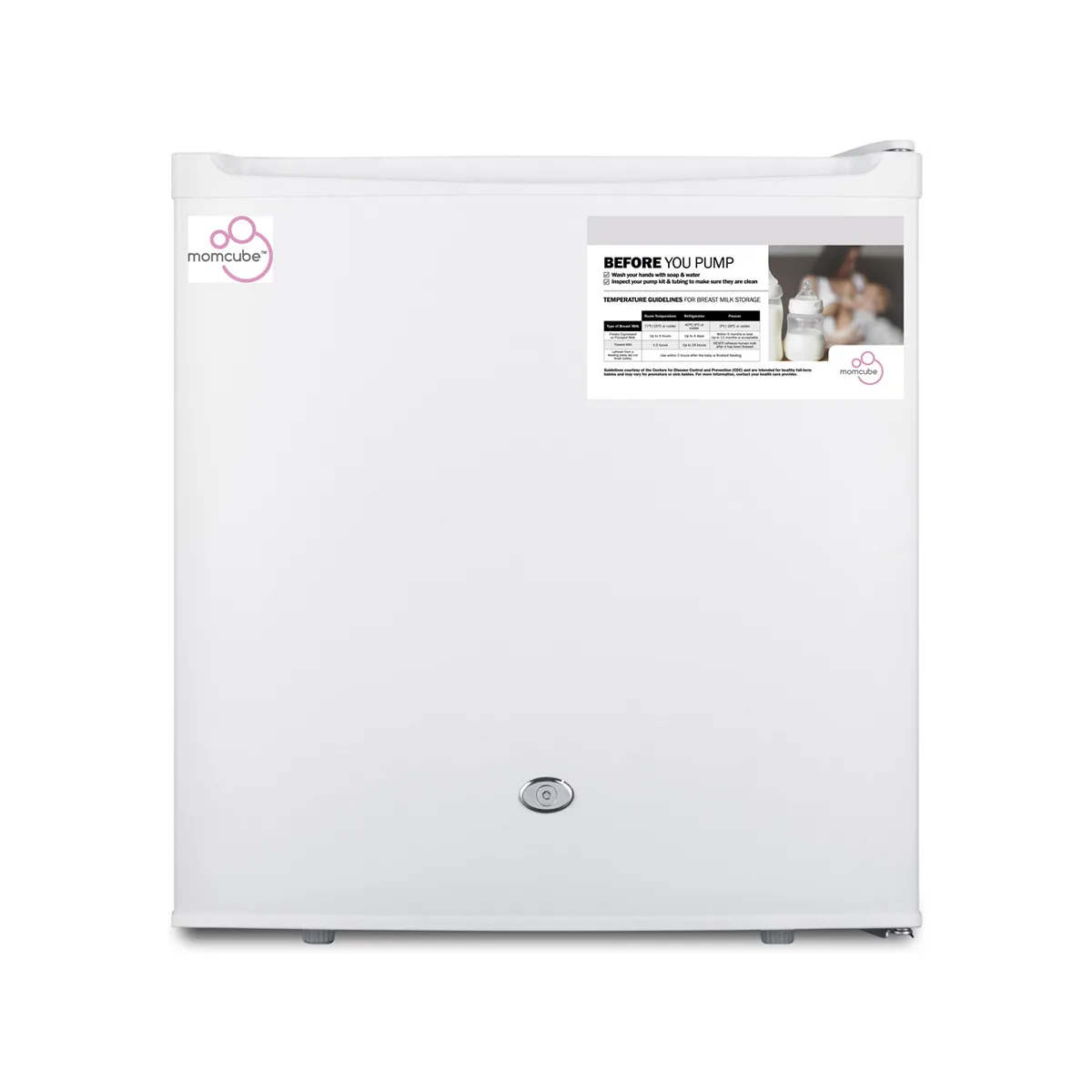 Summit MC2 18.75" Undercounter Breast Milk Refrigerator, White, 1.7 cu. ft.