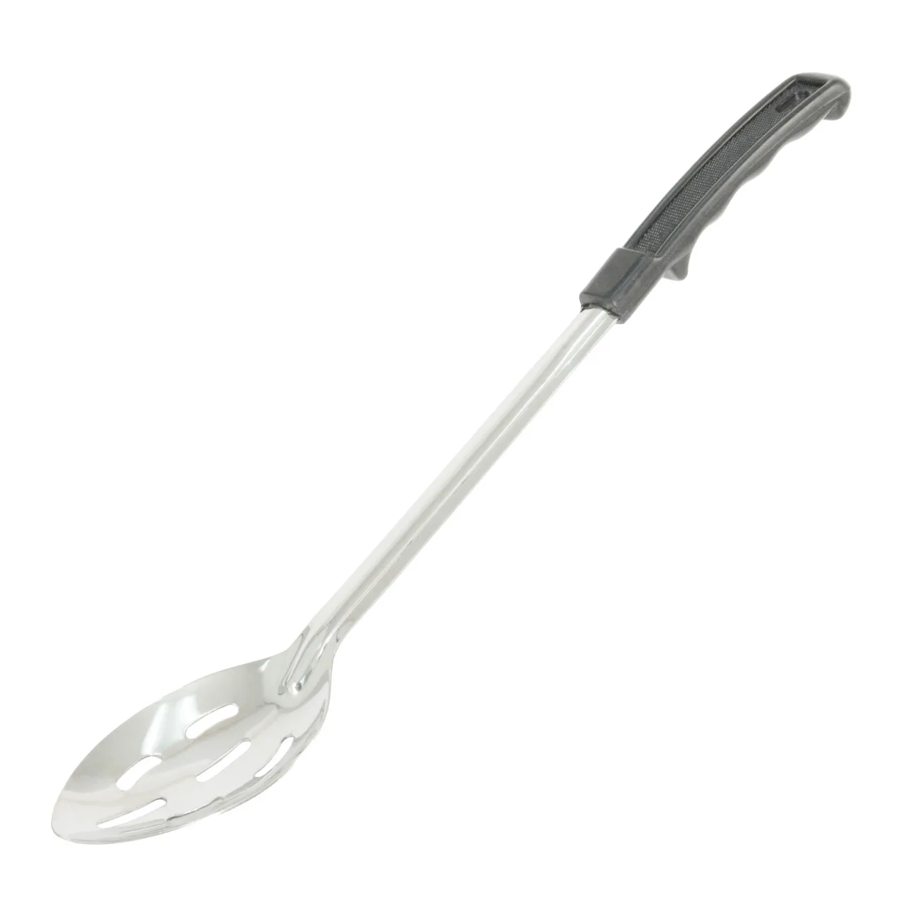 CAC China SBSL-15BH Basting Spoon, 15" Long, Slotted, Bakelite Handle, Stainless Steel