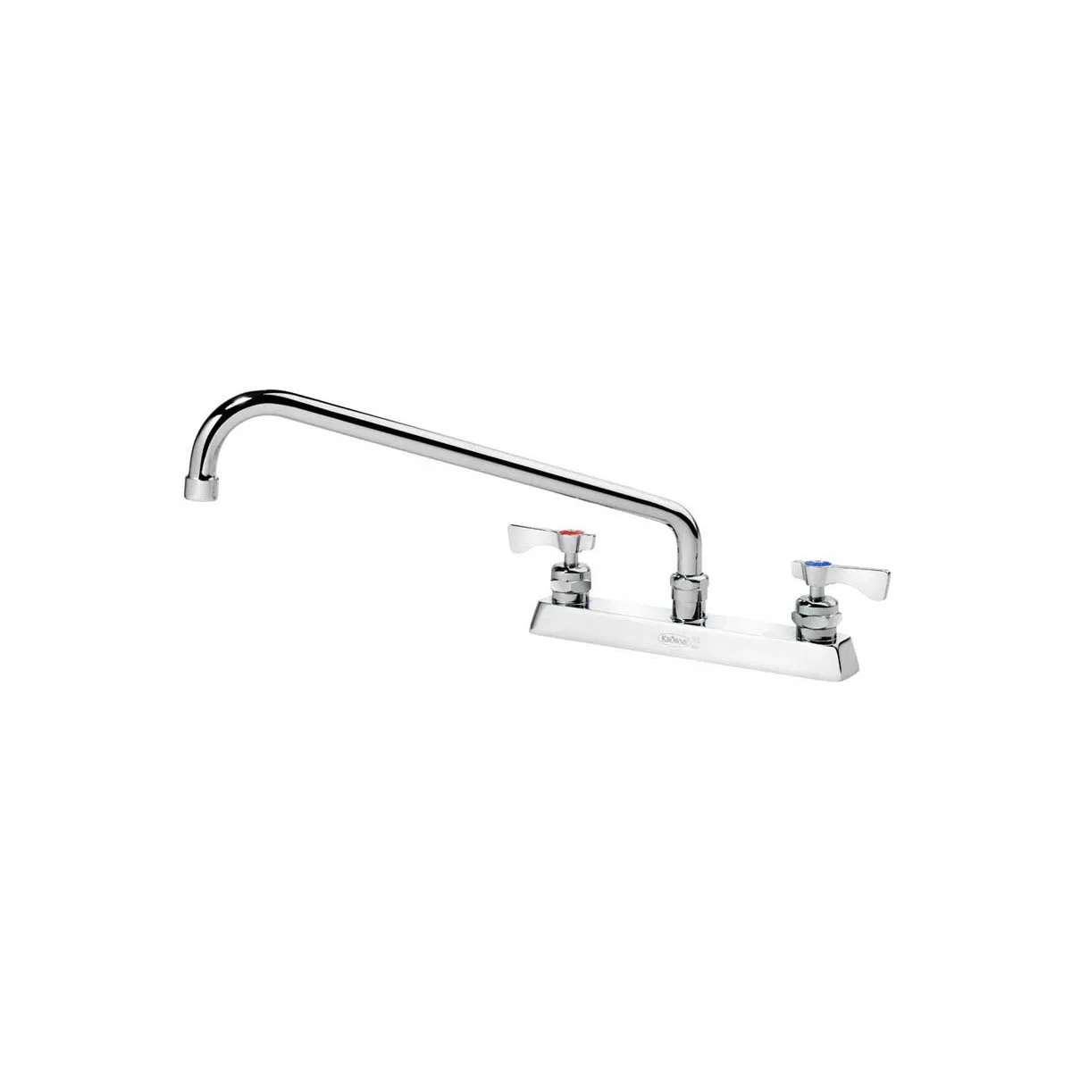 Krowne 15-514L Royal Series Low Lead Deck Mount Faucet w/ 8" Centers, 14" Swing Spout