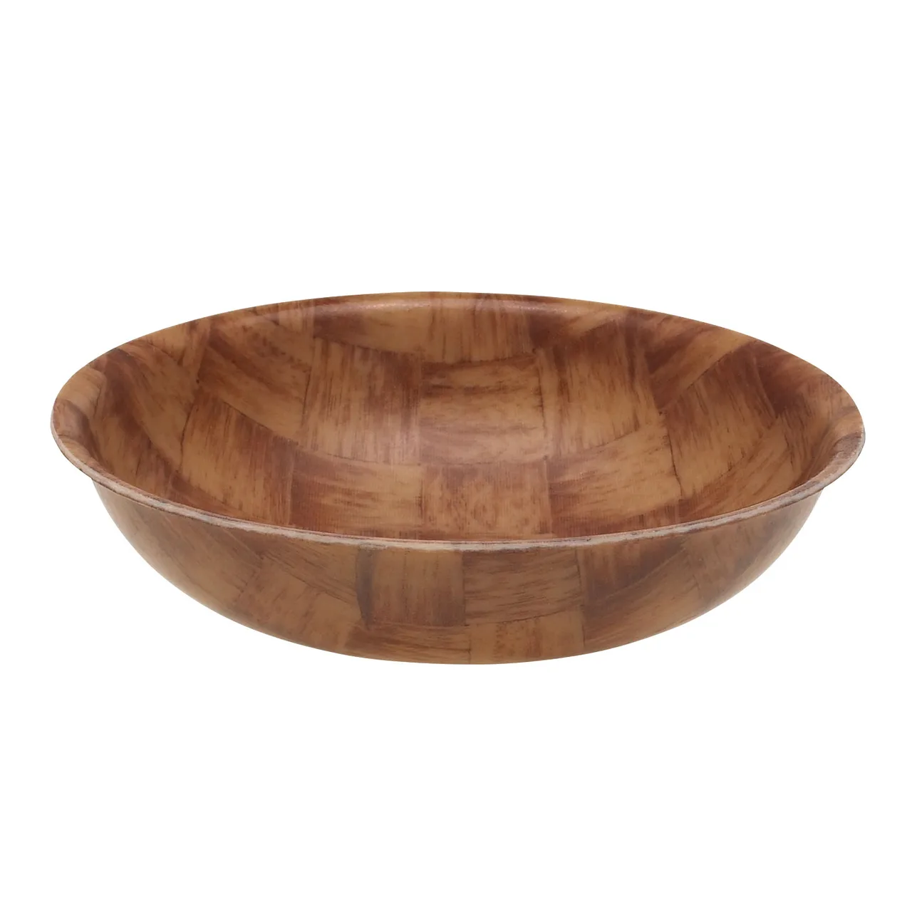 Cambro 8F301 Salad Bowl – 8" 31.2 Oz Woodgrain Fiberglass, Dishwasher Safe, Made in USA