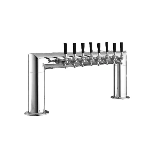 Perlick 4008-8B Pass-Thru Draft Beer Dispensing Tower, 10-3/8" Faucet Clearance
