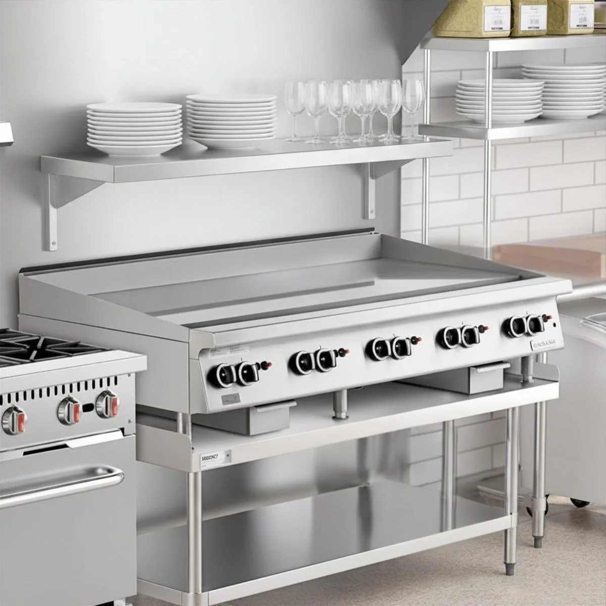 Garland US Range GTGG60-GT60M-SIGNATURE 59" Countertop Gas Griddle with Thermostatic Controls