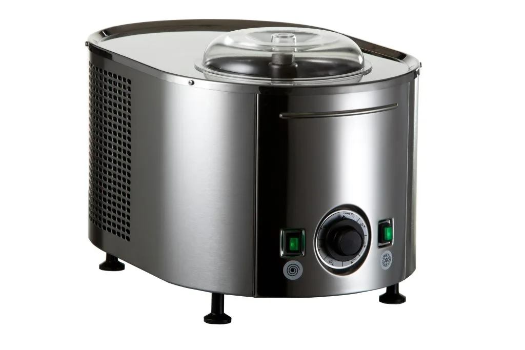 Omcan USA 58178 (Fr-It-0002) Musso Mini Ice Cream Maker, 2 Liter Capacity