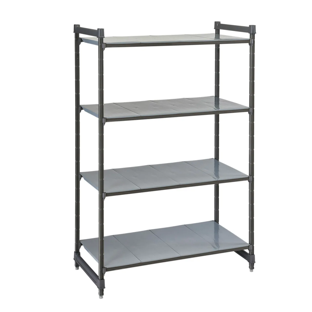 Cambro CBU215484S4580 Camshelving® Basics Plus Solid 4-Shelf Starter Unit - 21" x 54" x 84"