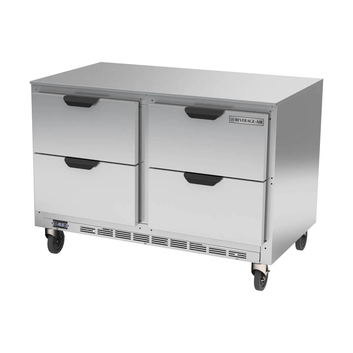 Beverage Air UCFD48AHC-4 48" 2-Section Undercounter Freezer w/ 4 Drawers, 11.16 cu. ft.