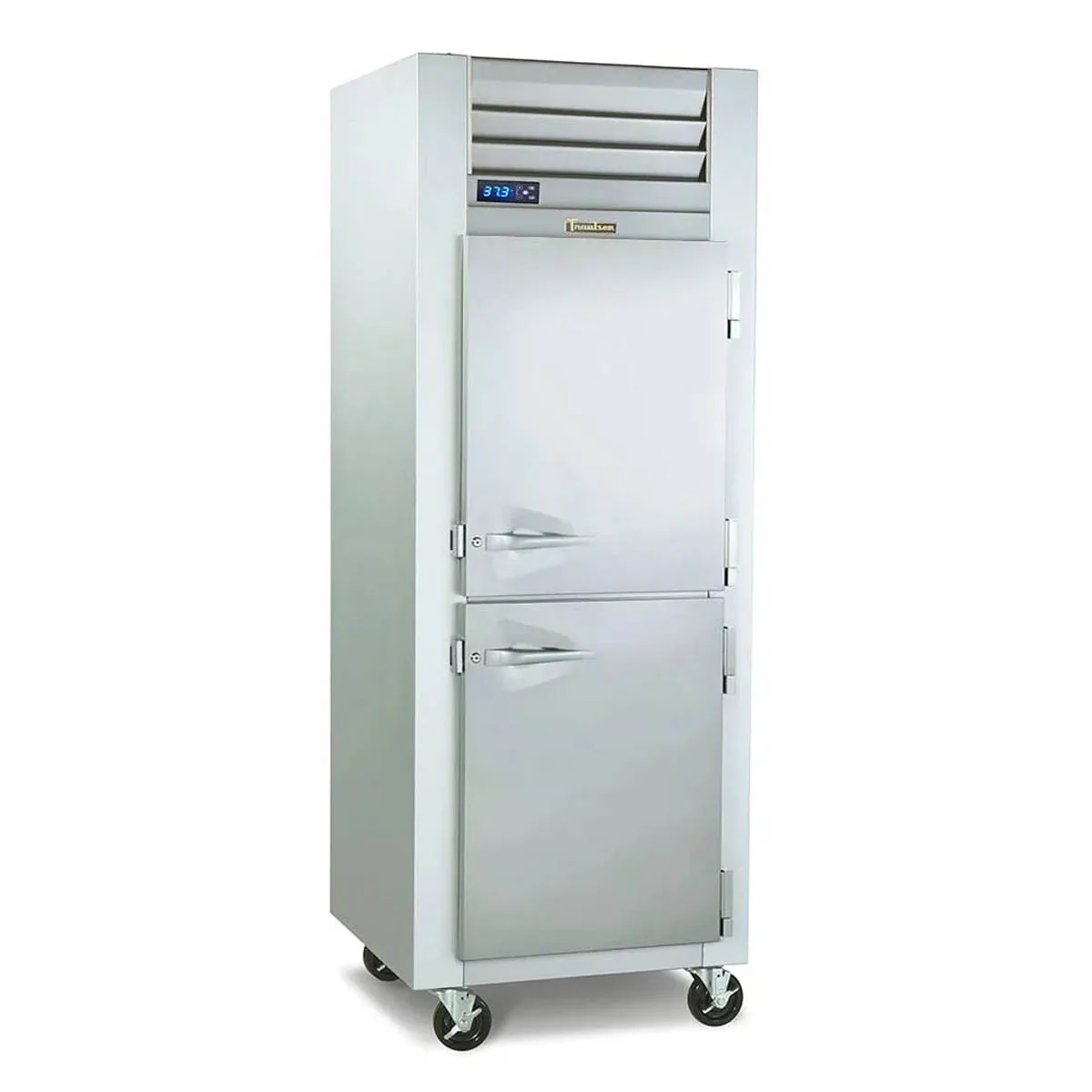 Traulsen G10003P 30" 1-Section Pass-Thru Refrigerator w/ 4 Half Solid Doors (right/left hinged), Top Mount, 24.72 cu. ft.