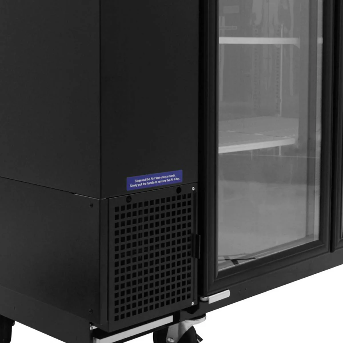 Turbo Air TBB-24-48SGD-N 49" Two Section Back Bar Cooler with Glass Door, 12.2 cu. ft.