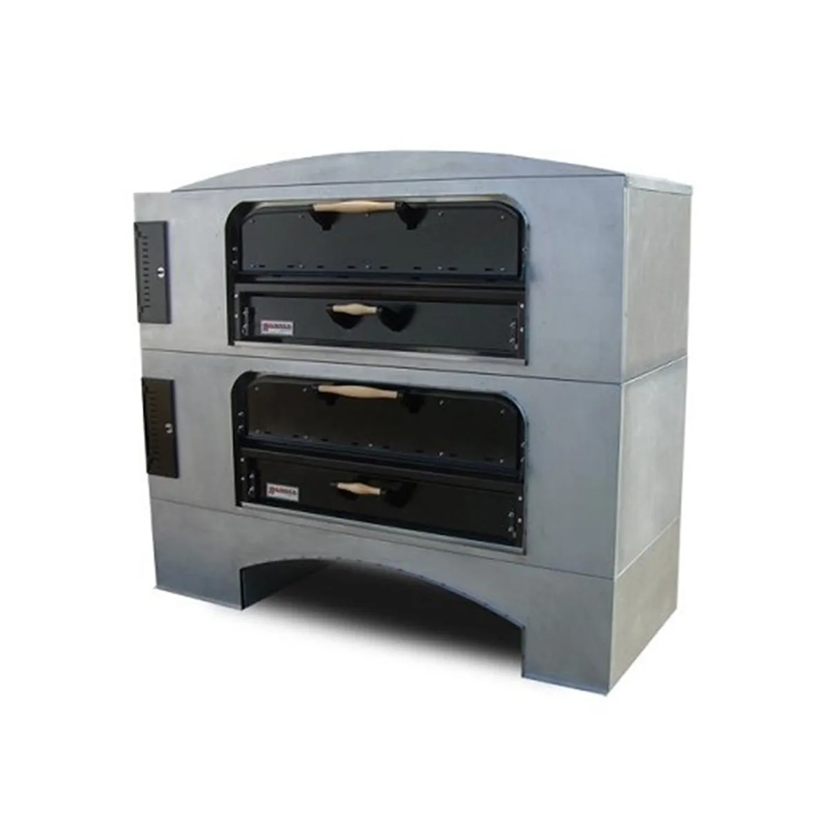 Marsal MB-236 STACKED 52" Double Deck Gas Pizza Deck Oven