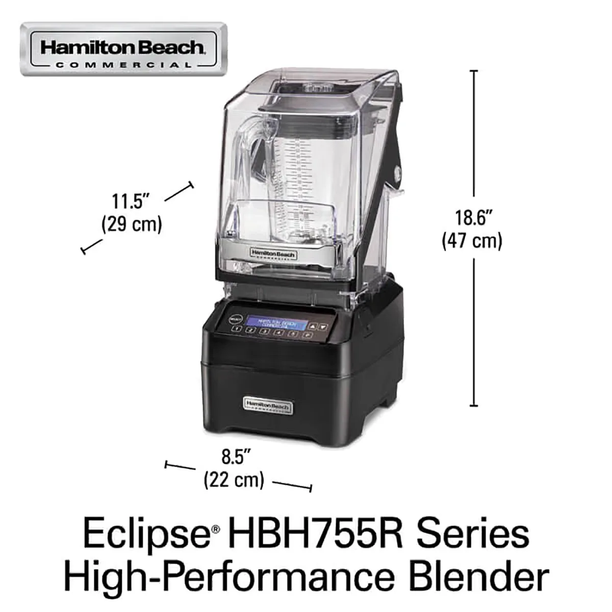 Hamilton Beach HBH755R-CE (International) Eclipse™ High Performance Blender