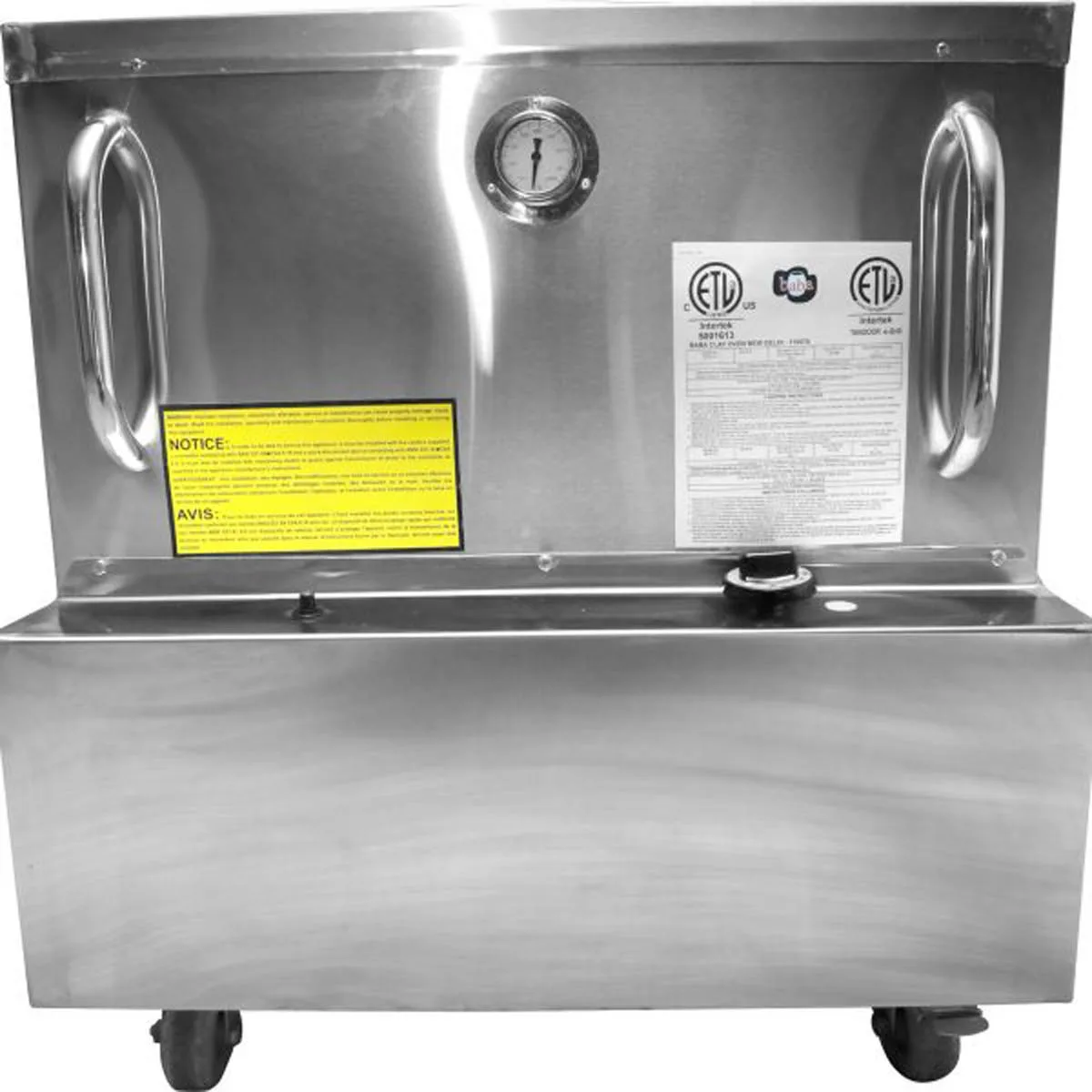 Omcan USA 44285 (Ce-In-3232) Tandoor Clay Oven, Natural Gas, 32"W X 32"D X 36"H