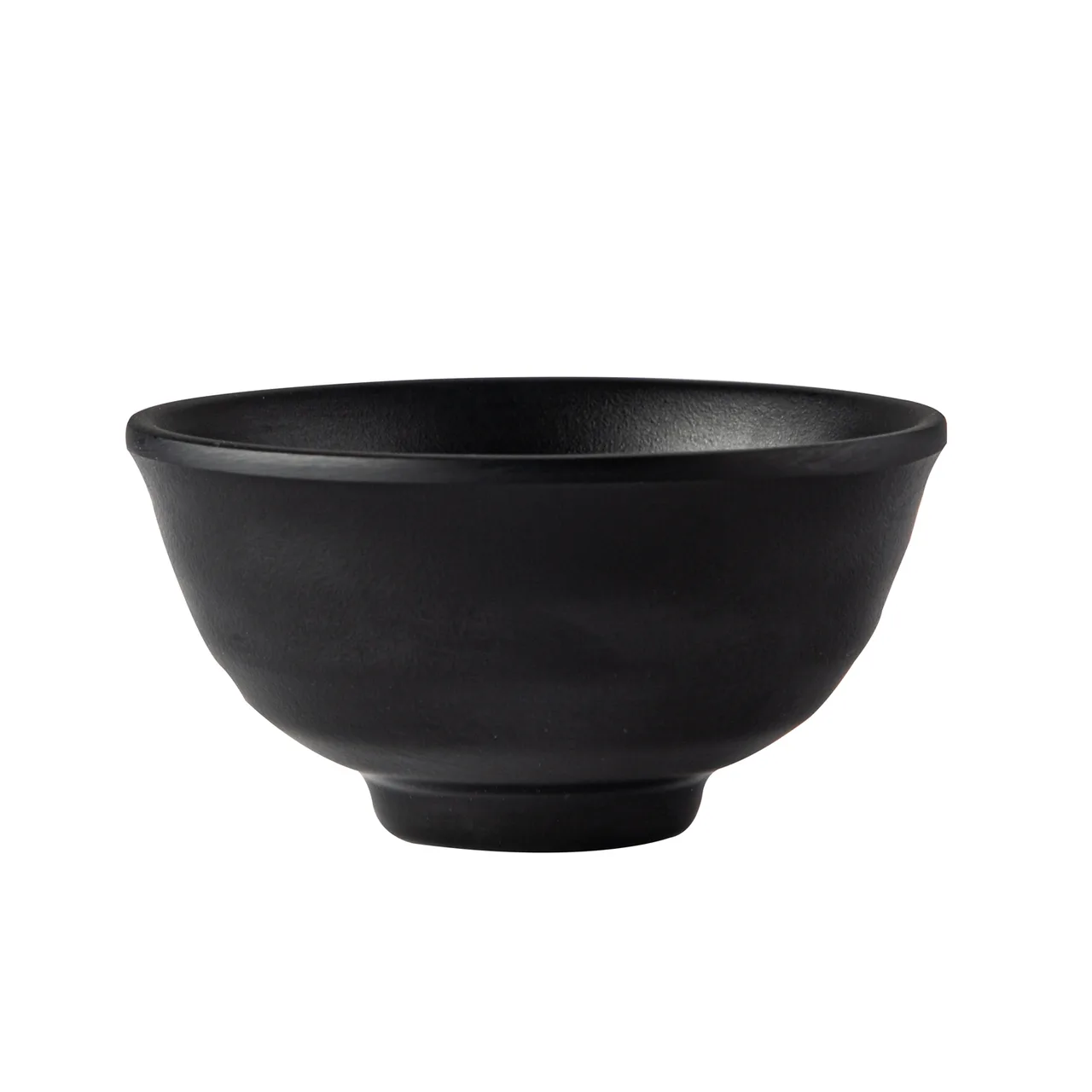 CAC China XCTN-63 Centennial Bowl, 4.5oz, 3-3/4" Dia × 1-7/8" H, Round, Matte Black, China, 1 Dozen