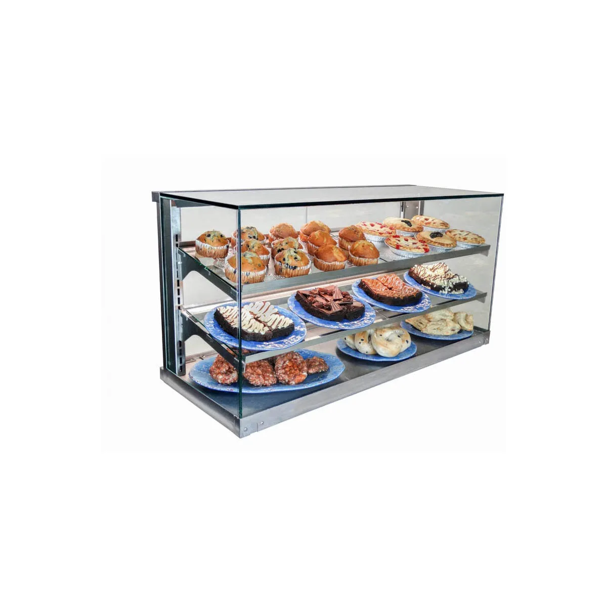 Structural Concepts CGSV4522 45" Impulse® Service/Self-Service Non-Refrigerated Display Case