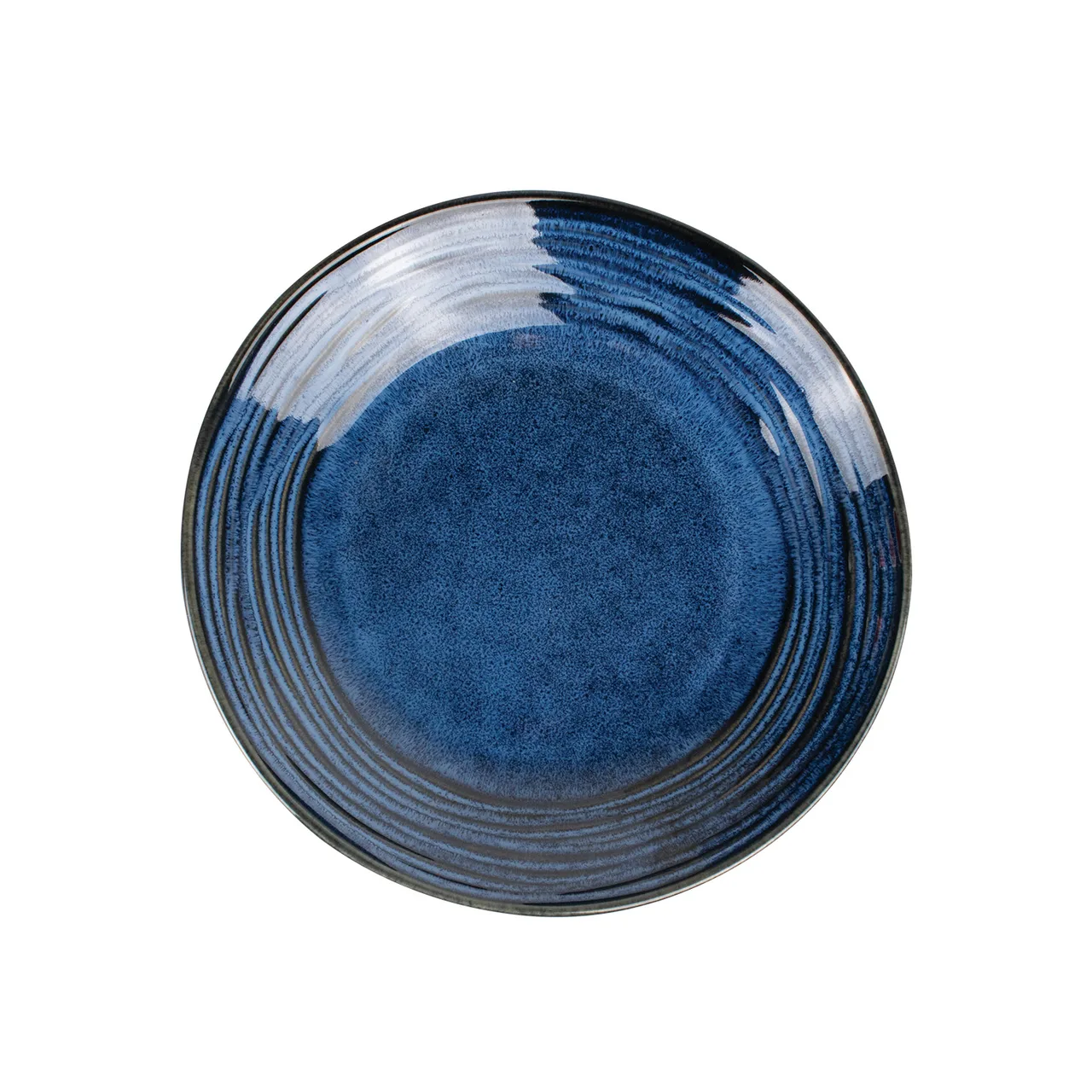 CAC China NEP-105 Neptune Pasta Bowl, 33 Oz, 10" Starry Night Blue/Black China, Pasta Type - Dozen
