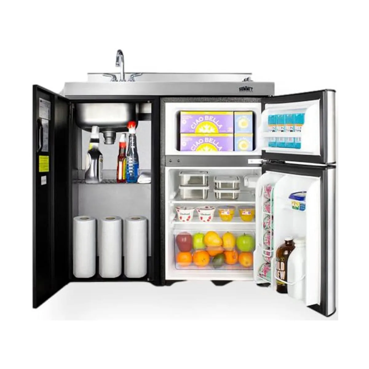 Summit CK36EL All-In-One Kitchenette, 36.13"W X 24.63"D X 40"H