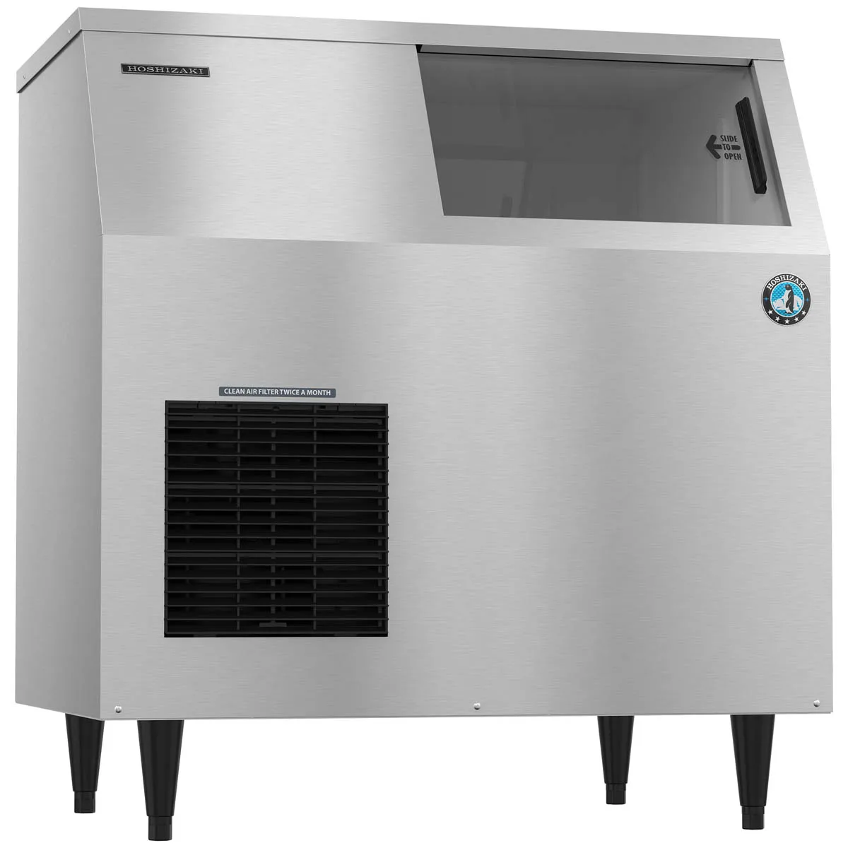 Hoshizaki F-500BAJ 38" Air Cooled Flake 536 lb Undercounter Ice Machine with 170 lb Bin