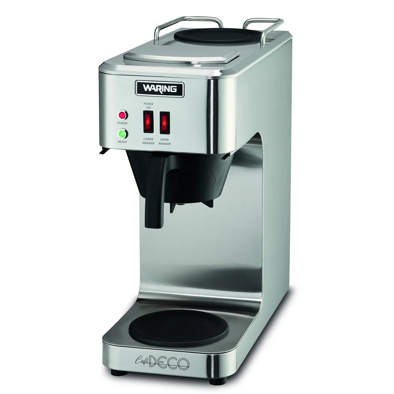 Waring WCM50 Manual Water Fill Coffee Brewer for Decanters / Single - 1800W / 120V